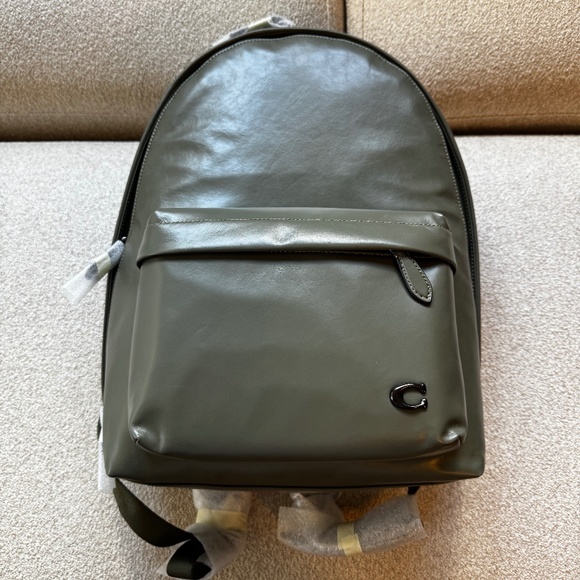 Coach "Hall" Backpack in Coach's "Army Green"